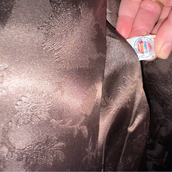 Vintage Royal Minky by Hillmoor Women's Dark Rich Brown Faux Fur Coat - Picture 6 of 6